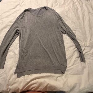 Gray Long Sleeve Sweater